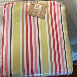 PB Teen Eco Chic Stripe Duvet Cover - Full/Queen Sz